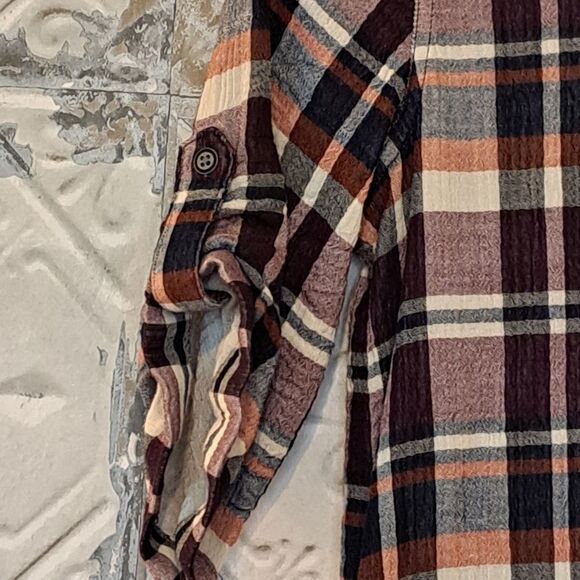 Chelsea & Violet Purple Tartan Design Preppy Plaid Mini Dress Size S - Picture 9 of 12